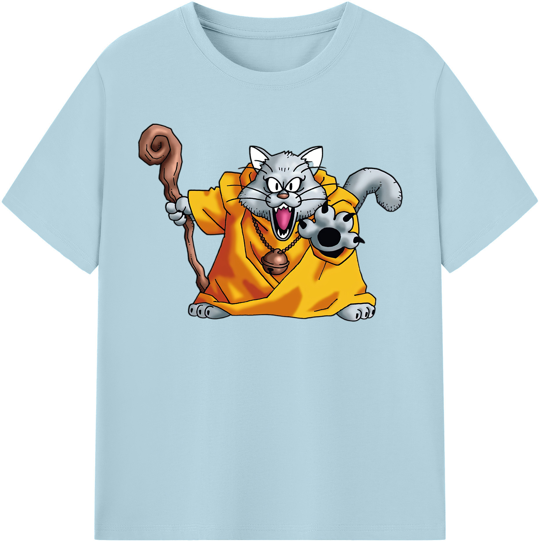 （画像用） ドラゴンクエスト Doragon Kuesuto Dragon Quest 綿100％半袖Tシャツ（フロントプリント）